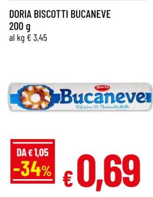 Doria Biscotti Bucaneve
