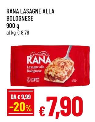 Rana Lasagne alla Bolognese