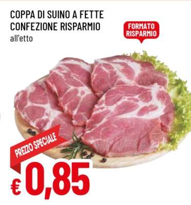 COPPA DI SUINO A FETTE CONFEZIONE RISPARMIO