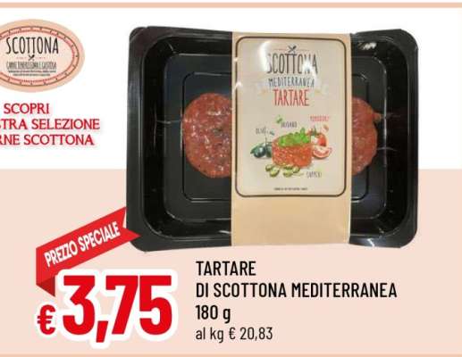 TARTARE DI SCOTTONA MEDITERRANEA
