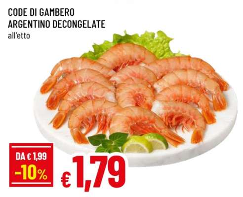 Code di Gambero Argentino Decongelate