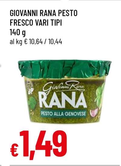 GIOVANNI RANA PESTO FRESCO VARI TIPI