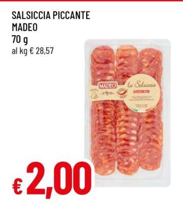SALSICCIA PICCANTE MADEO