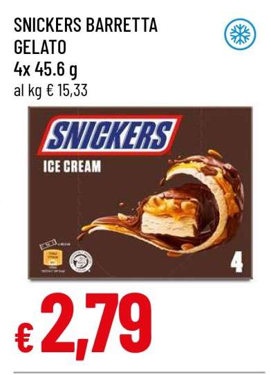 SNICKERS BARRETTA GELATO