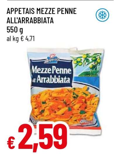 APPETAIS MEZZE PENNE ALL'ARRABBIATA