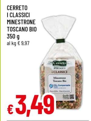 CERRETO I CLASSICI MINESTRONE TOSCANO BIO