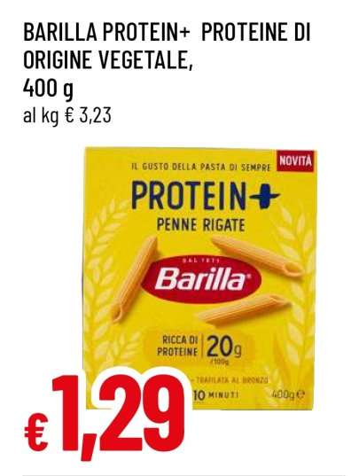 BARILLA PROTEIN+ PROTEINE DI ORIGINE VEGETALE