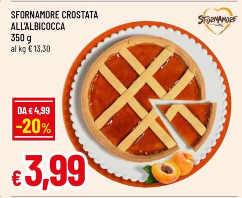 Sfornamore Crostata all'Albicocca