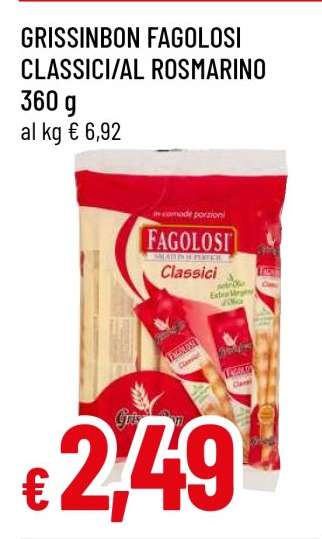 GRISSINBON FAGOLOSI CLASSICI/AL ROSMARINO