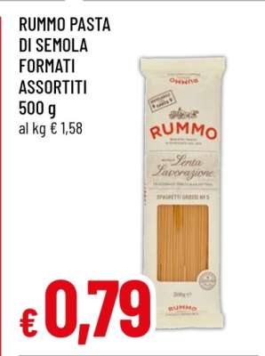 RUMMO PASTA DI SEMOLA FORMATI ASSORTITI