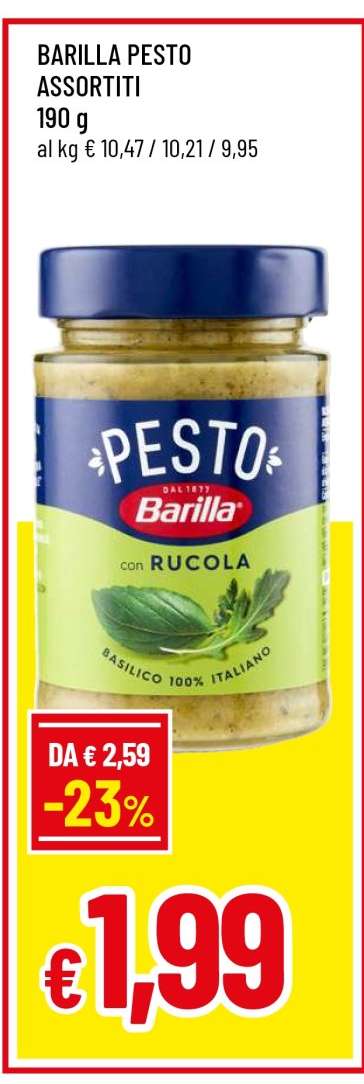 BARILLA PESTO ASSORTITI