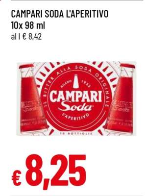 CAMPARI SODA L'APERITIVO