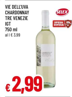 VIE DELL'UVA CHARDONNAY TRE VENEZIE IGT