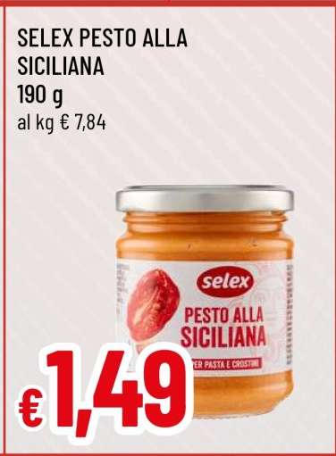 SELEX PESTO ALLA SICILIANA