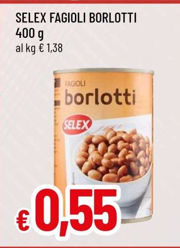 SELEX FAGIOLI BORLOTTI