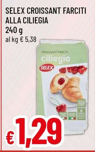 SELEX CROISSANT FARCITI ALLA CILIEGIA