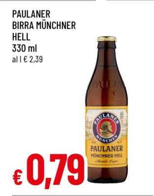 PAULANER Birra Münchner Hell