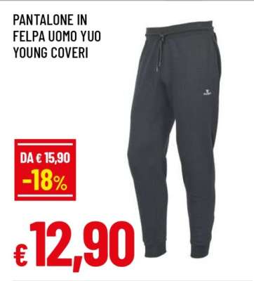 PANTALONE IN FELPA UOMO YUO YOUNG COVERI