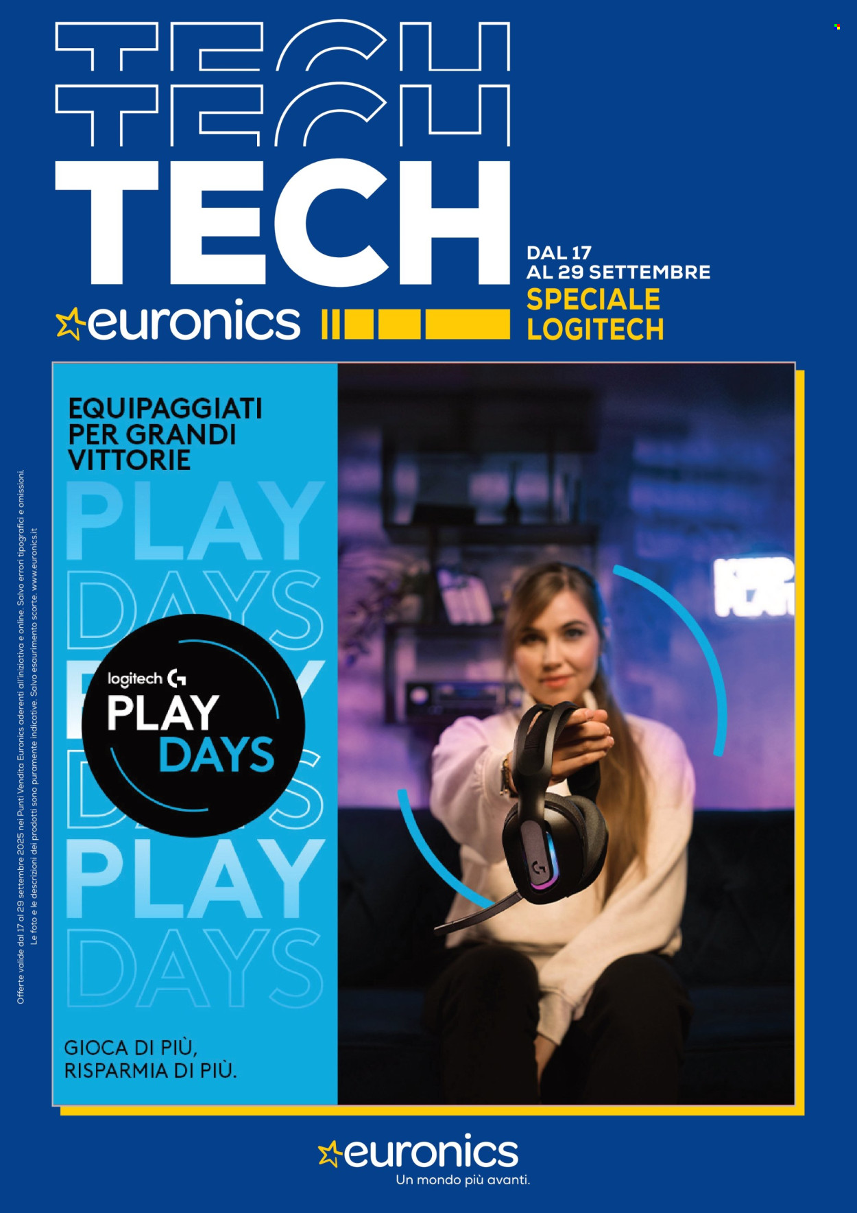 Volantino Euronics - 17/9/2025 - 29/9/2025. Pagina 1
