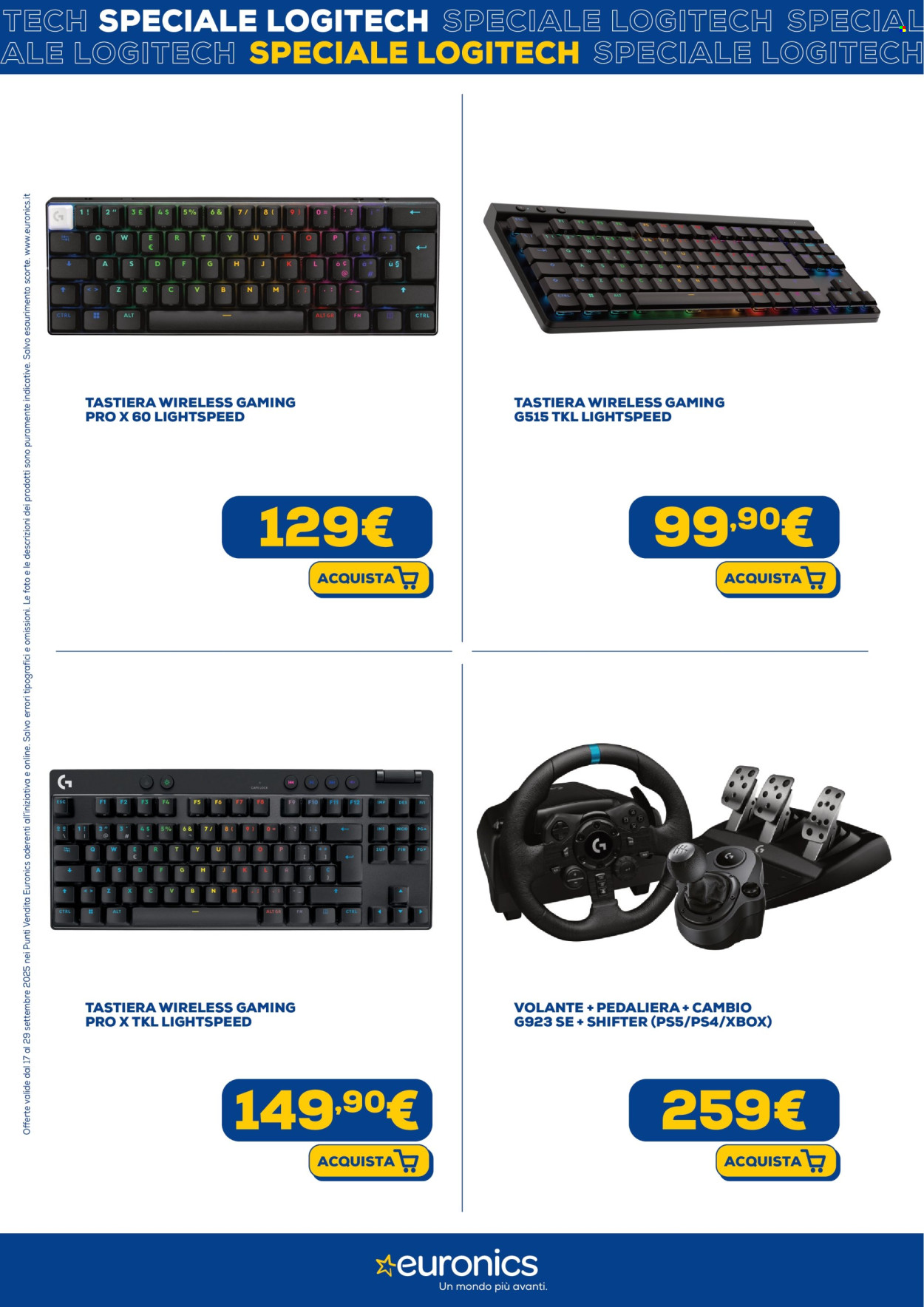 Volantino Euronics - 17/9/2025 - 29/9/2025. Pagina 5
