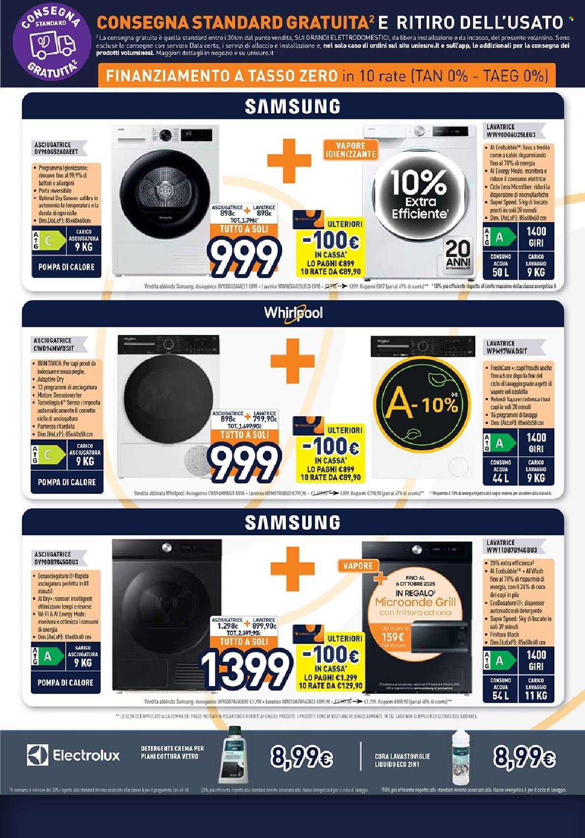 Volantino Unieuro - 17/9/2025 - 2/10/2025. Pagina 5