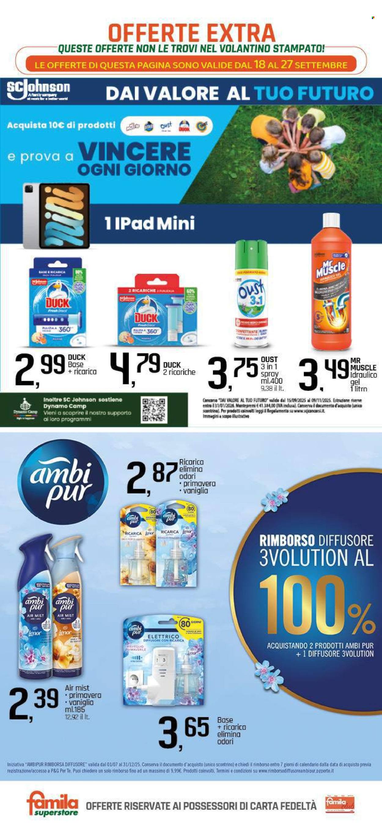 Volantino Famila - 18/9/2025 - 27/9/2025. Pagina 24