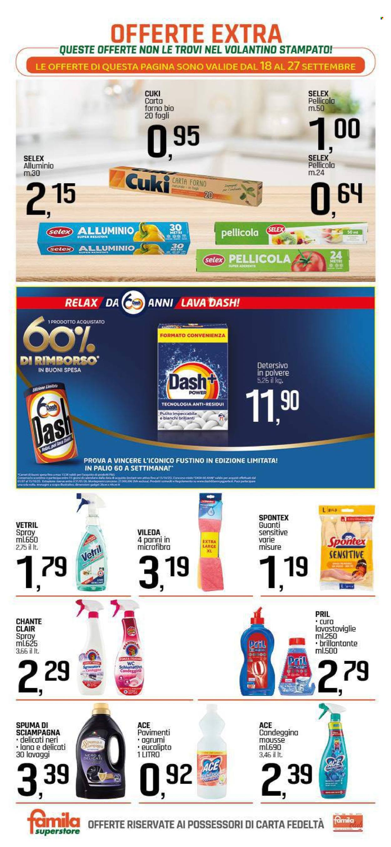 Volantino Famila - 18/9/2025 - 27/9/2025. Pagina 25