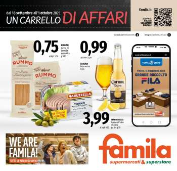 Volantino Famila - 18/9/2025 - 1/10/2025.