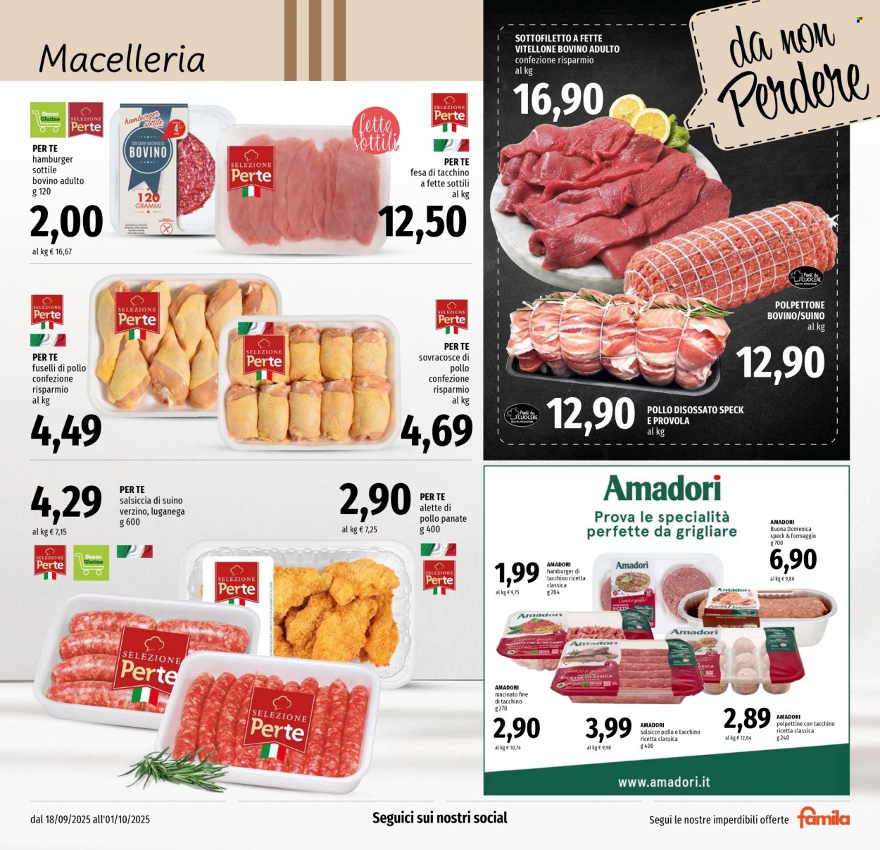 Volantino Famila - 18/9/2025 - 1/10/2025. Pagina 3