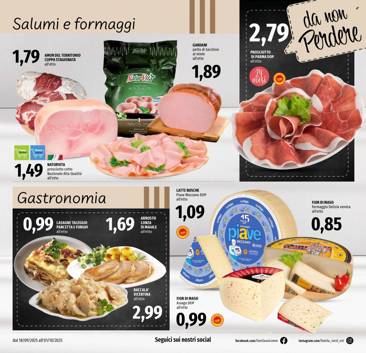 Volantino Famila - 18/9/2025 - 1/10/2025. Pagina 4