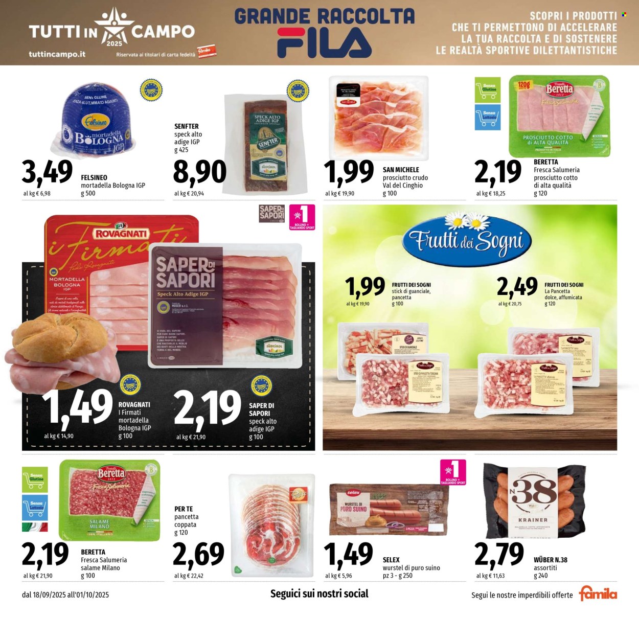 Volantino Famila - 18/9/2025 - 1/10/2025. Pagina 5