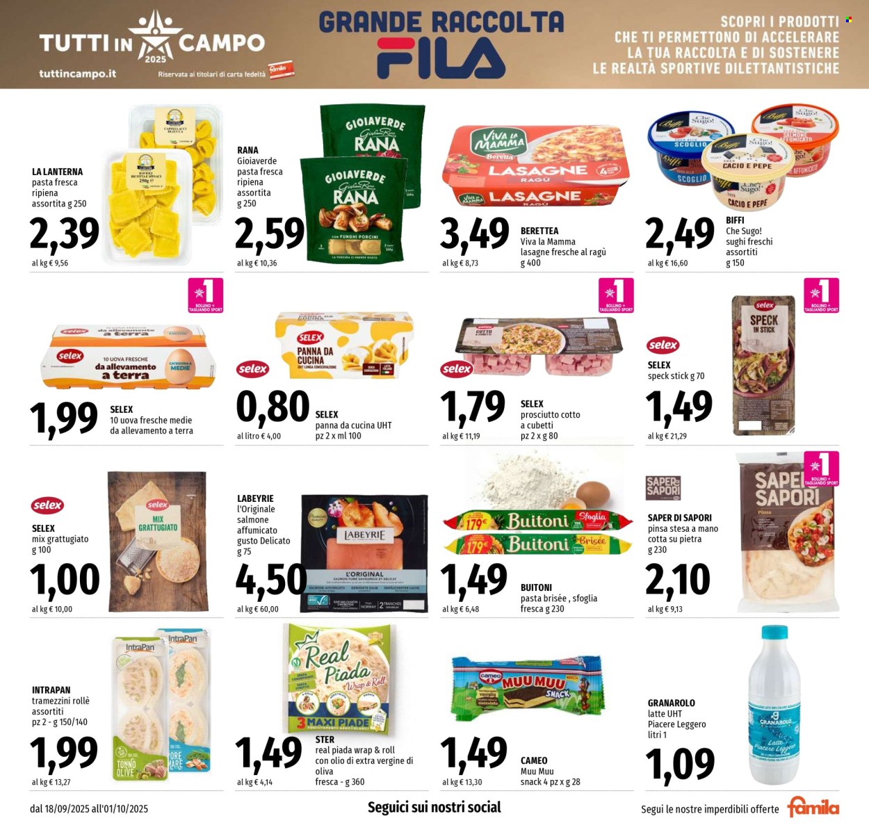 Volantino Famila - 18/9/2025 - 1/10/2025. Pagina 7