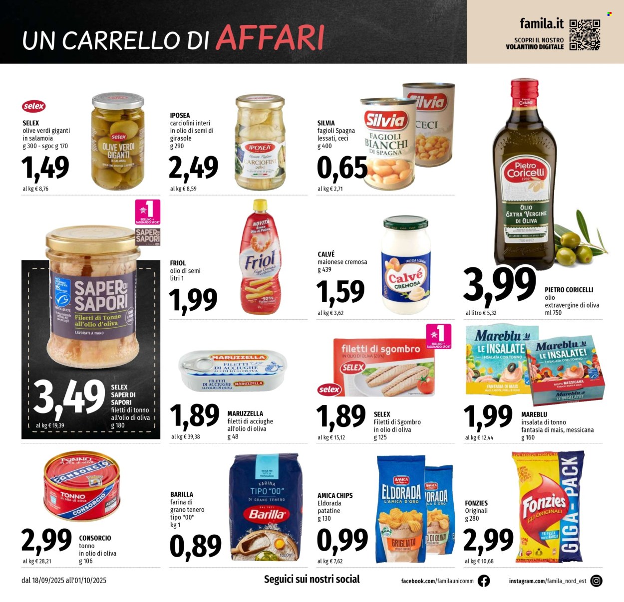 Volantino Famila - 18/9/2025 - 1/10/2025. Pagina 10