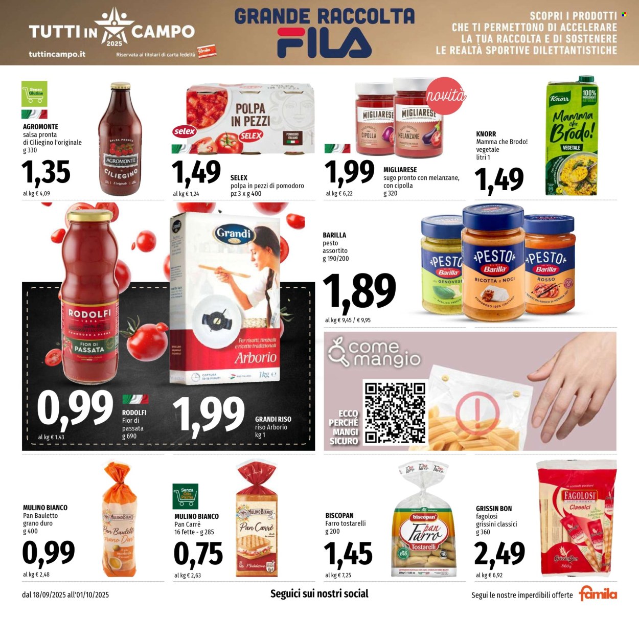 Volantino Famila - 18/9/2025 - 1/10/2025. Pagina 11