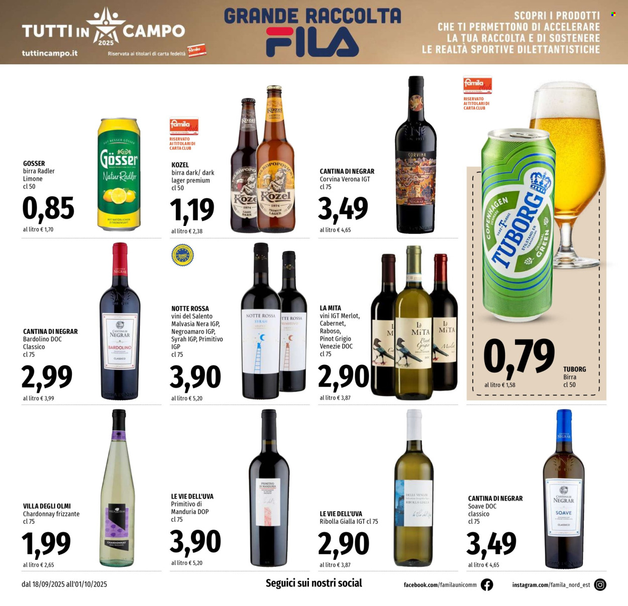 Volantino Famila - 18/9/2025 - 1/10/2025. Pagina 18