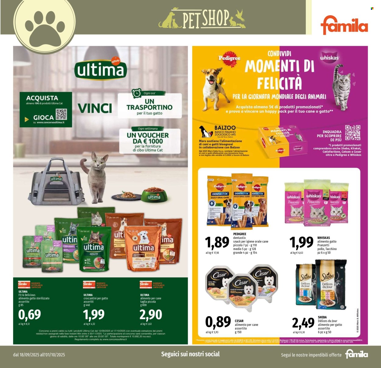 Volantino Famila - 18/9/2025 - 1/10/2025. Pagina 19