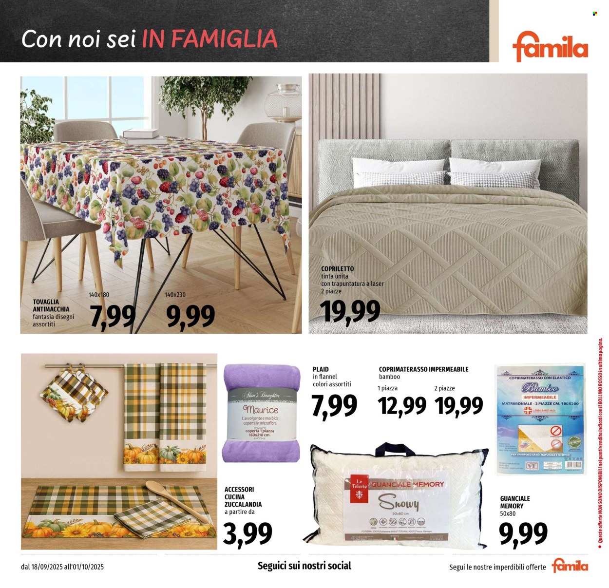 Volantino Famila - 18/9/2025 - 1/10/2025. Pagina 25