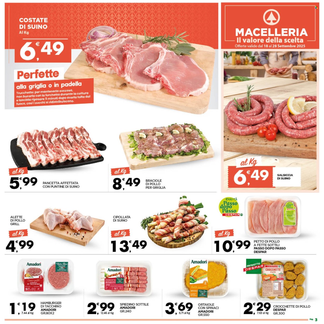 Volantino Despar - 18/9/2025 - 28/9/2025. Pagina 3