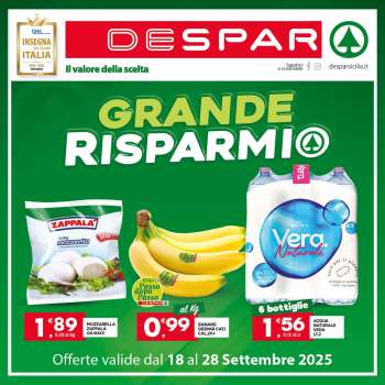 Volantino Despar - 18/9/2025 - 28/9/2025.