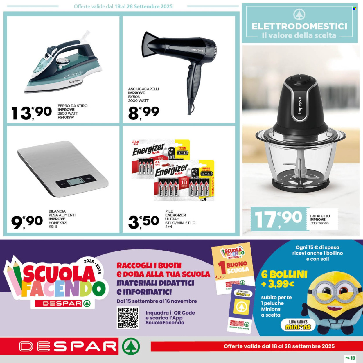 Volantino Despar - 18/9/2025 - 28/9/2025. Pagina 19
