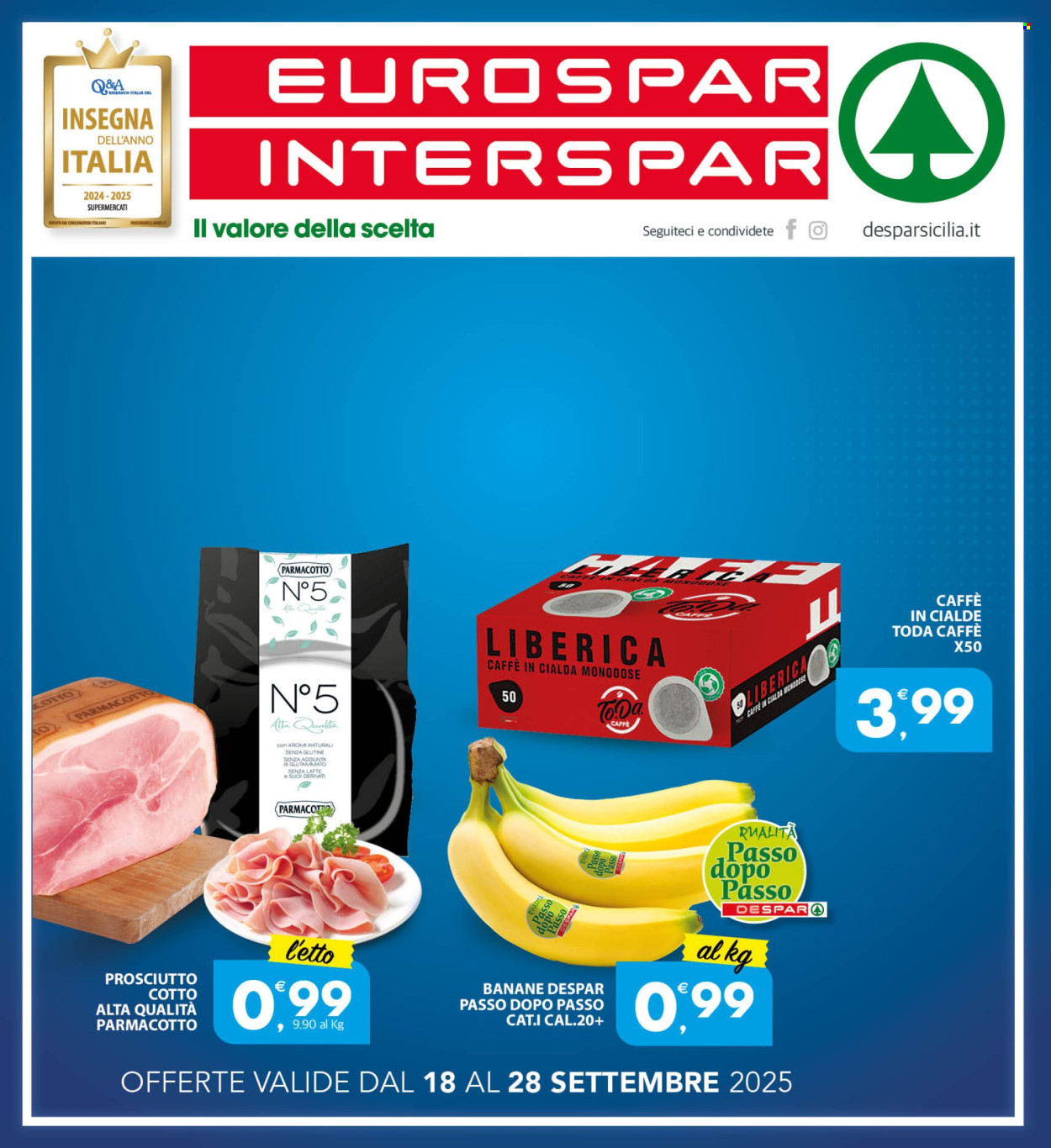 Volantino Interspar - 18/9/2025 - 28/9/2025. Pagina 1