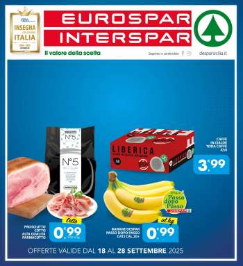 Volantino Interspar - 18/9/2025 - 28/9/2025.