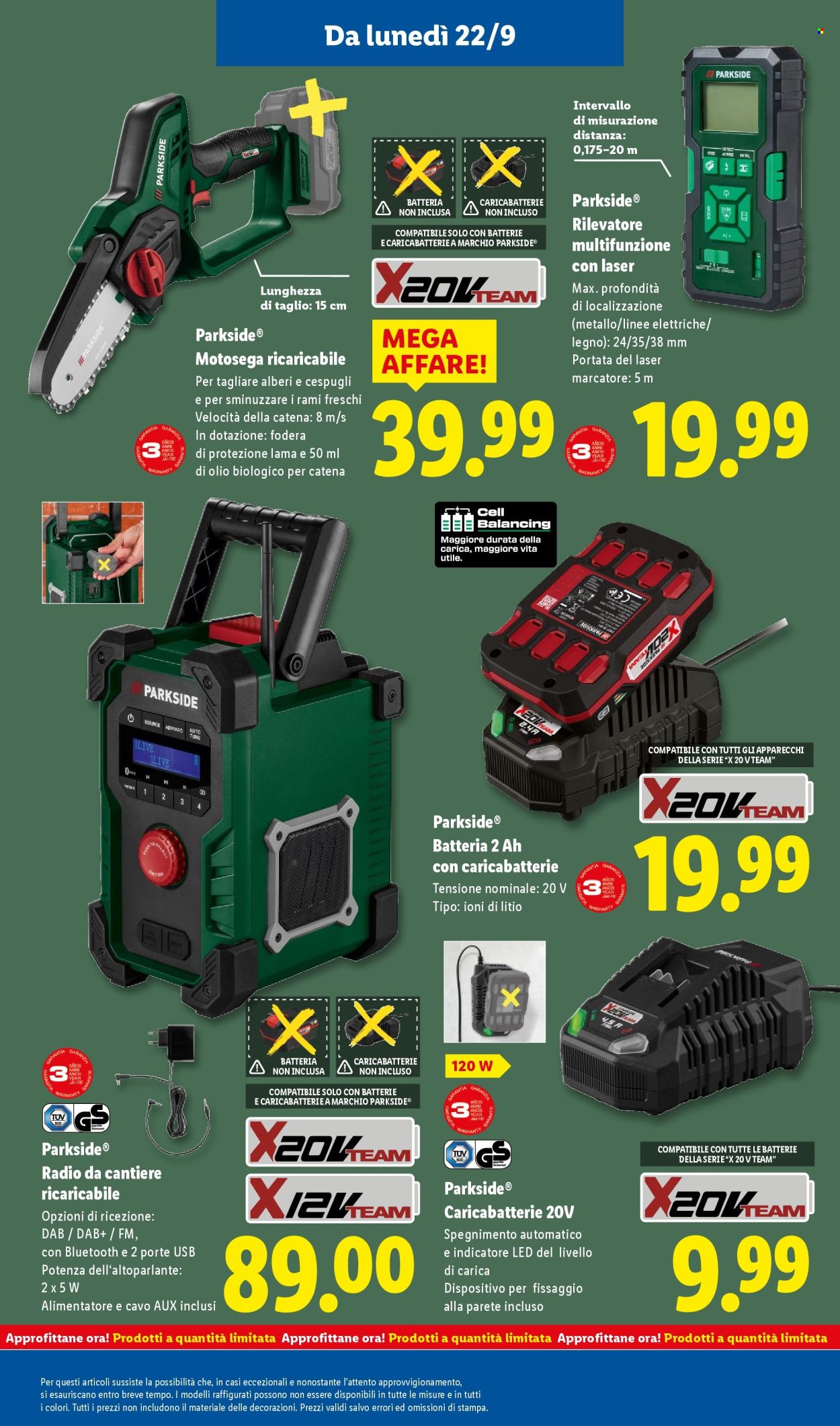 Volantino Lidl - 22/9/2025 - 28/9/2025. Pagina 35