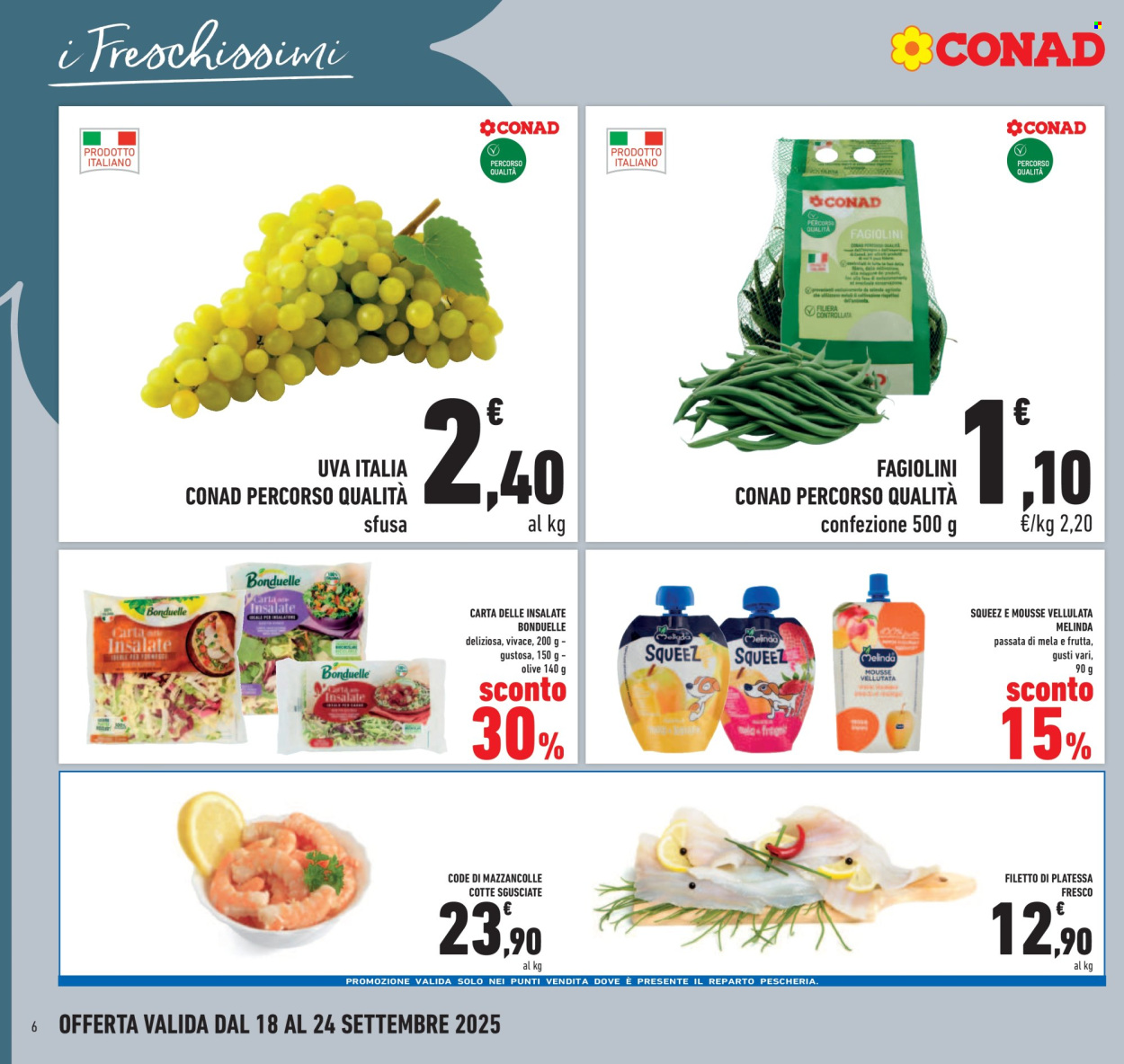 Volantino Conad - 18/9/2025 - 24/9/2025. Pagina 6