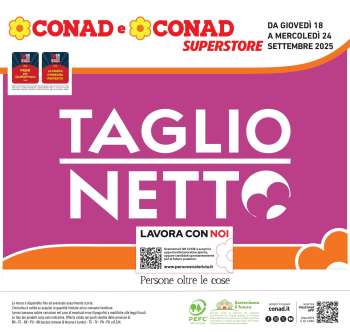 Volantino Conad Superstore - 18/9/2025 - 24/9/2025.