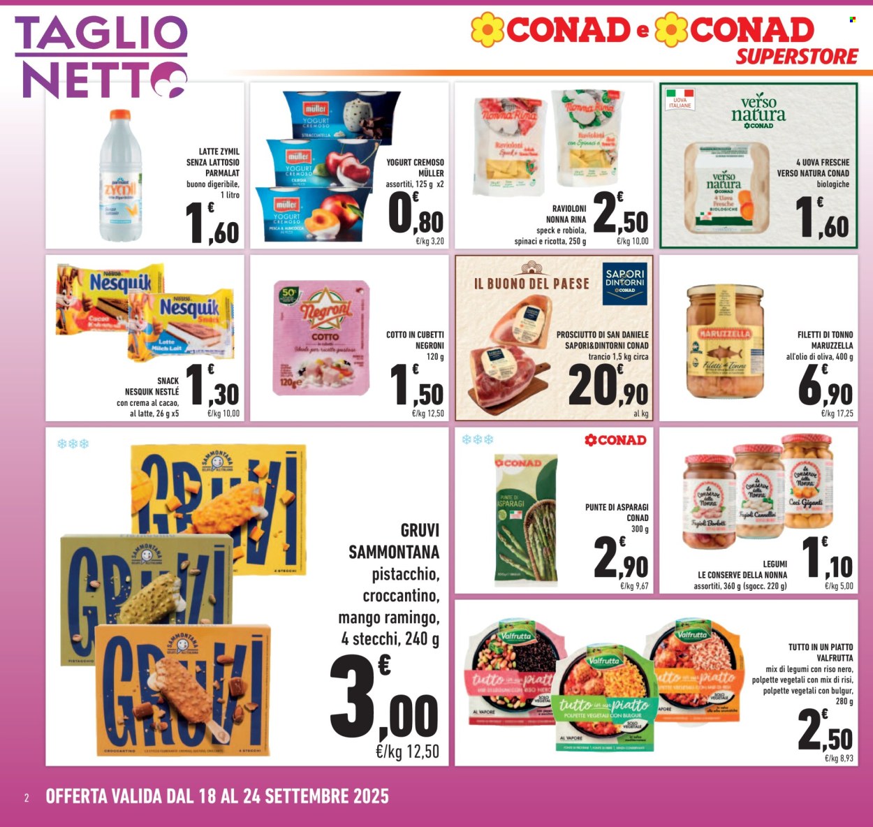 Volantino Conad Superstore - 18/9/2025 - 24/9/2025. Pagina 2