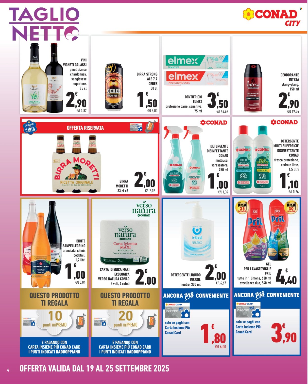 Volantino Conad - 19/9/2025 - 25/9/2025. Pagina 4