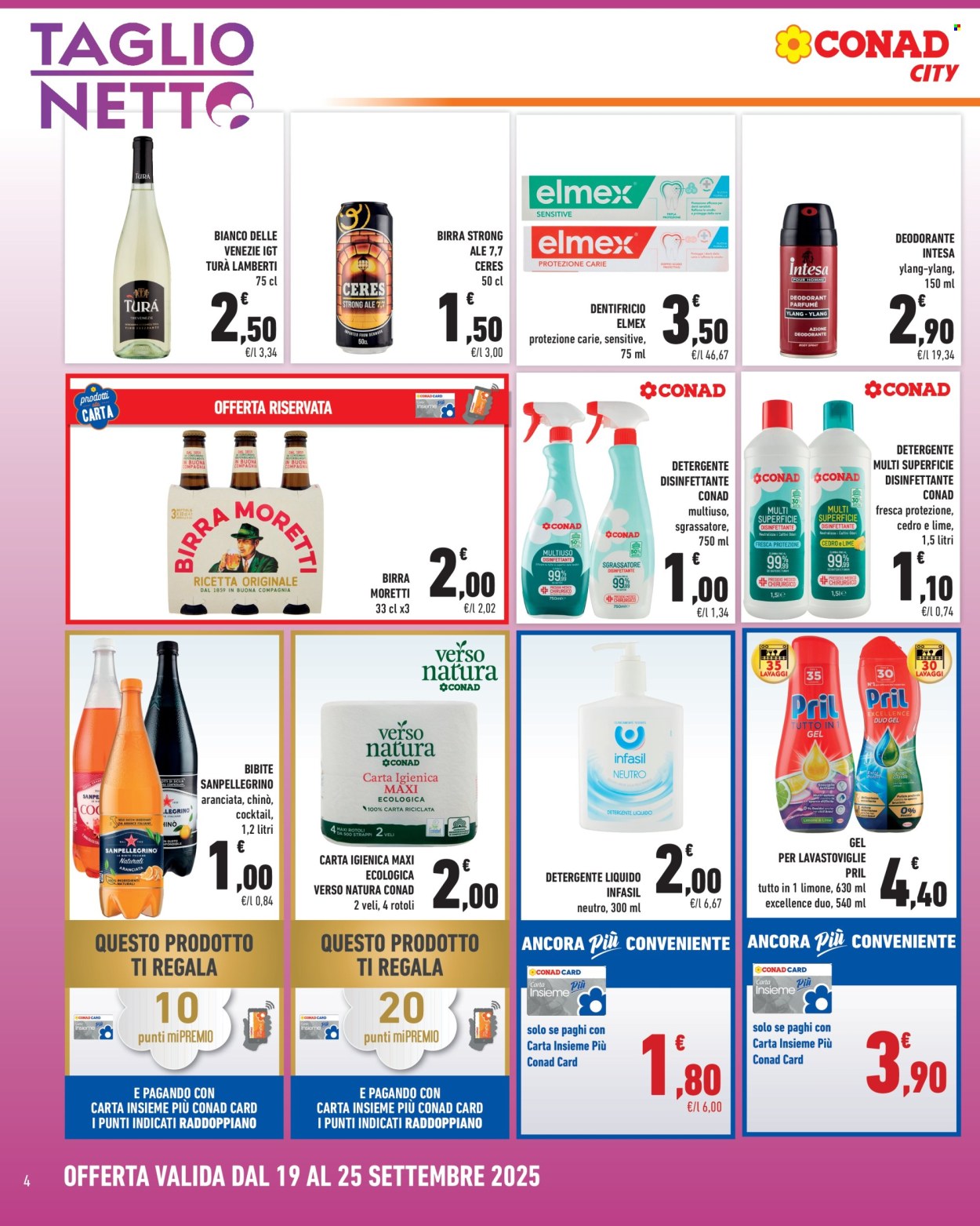 Volantino Conad City - 19/9/2025 - 25/9/2025. Pagina 4