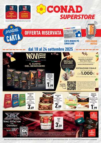 Volantino Conad Superstore - 18/9/2025 - 24/9/2025.