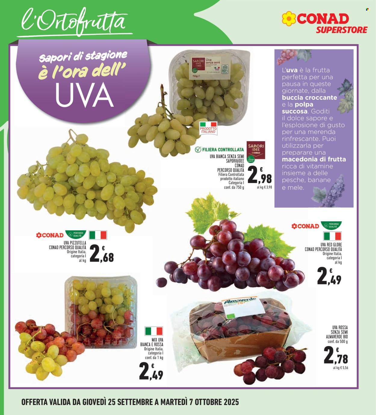 Volantino Spazio Conad - 25/9/2025 - 7/10/2025. Pagina 8